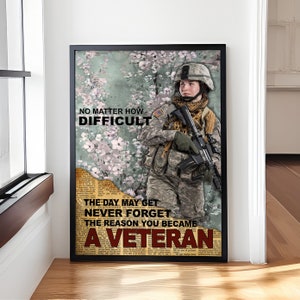 The Reason You Became A Veteran Poster, American Independence Day, Veteran Gift, Gift For Veteran, Patriotic Gifts For Veterans