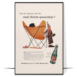 Affiches de publicité rétro pour boissons gazeuses - publicité pour sodas, affiches de boissons sans alcool, citron vert, affiche d&#39;articles de bar, peinture, affiche d&#39;art mural pour chambre et salon, décoration