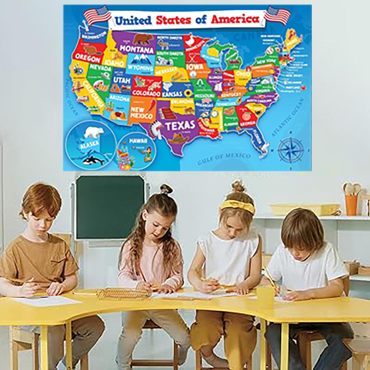 Native American Tribes Map Poster – Educational Historical Wall Art ...