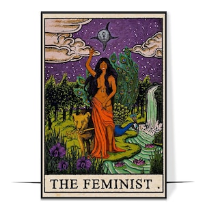 Feminist Poster, Women in History Wall Art, Inspirational Feminist Print, Strong Women Vintage Poster, Women’s Rights Home Decor