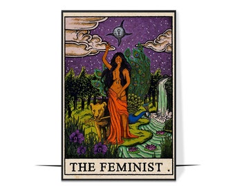 Feminist Poster, Women in History Wall Art, Inspirational Feminist Print, Strong Women Vintage Poster, Women’s Rights Home Decor