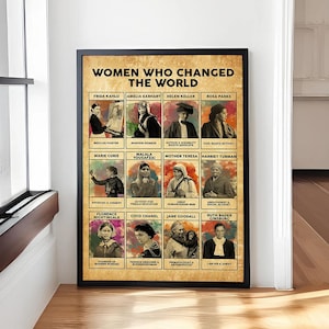 Women Who Cuted The World - Women in Love Poster, Empowering Women Poster, starke Frauen