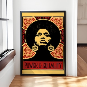 Power And Equality Poster, Angeladrahtas Poster,I Am Not Longer Accesive The Things I Cannot schaffen,Angebaum, unsere Kunst