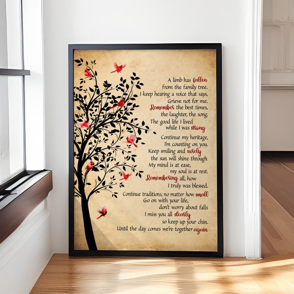 A Limb Has Fallen Canvas Poster, Custom A Limb Has Fallen Vintage Poster