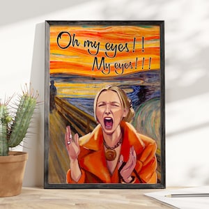 Phoebe Buffay Oh My Eyes My Eyes No Poster Wanddekoration, Home Decor, Dekoration, Leinwand/Poster
