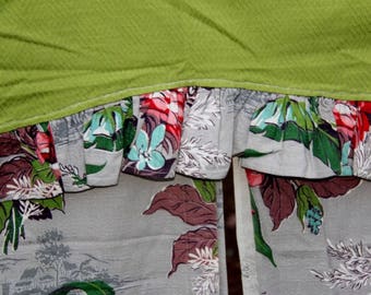 Vintage barkcloth