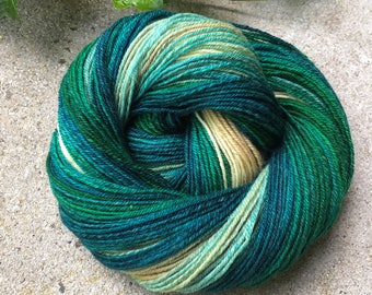 Handspun, Gradient, 360yds, Superwash BFL/Nylon