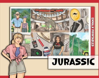 Jurásico - Kit de planificación imprimible
