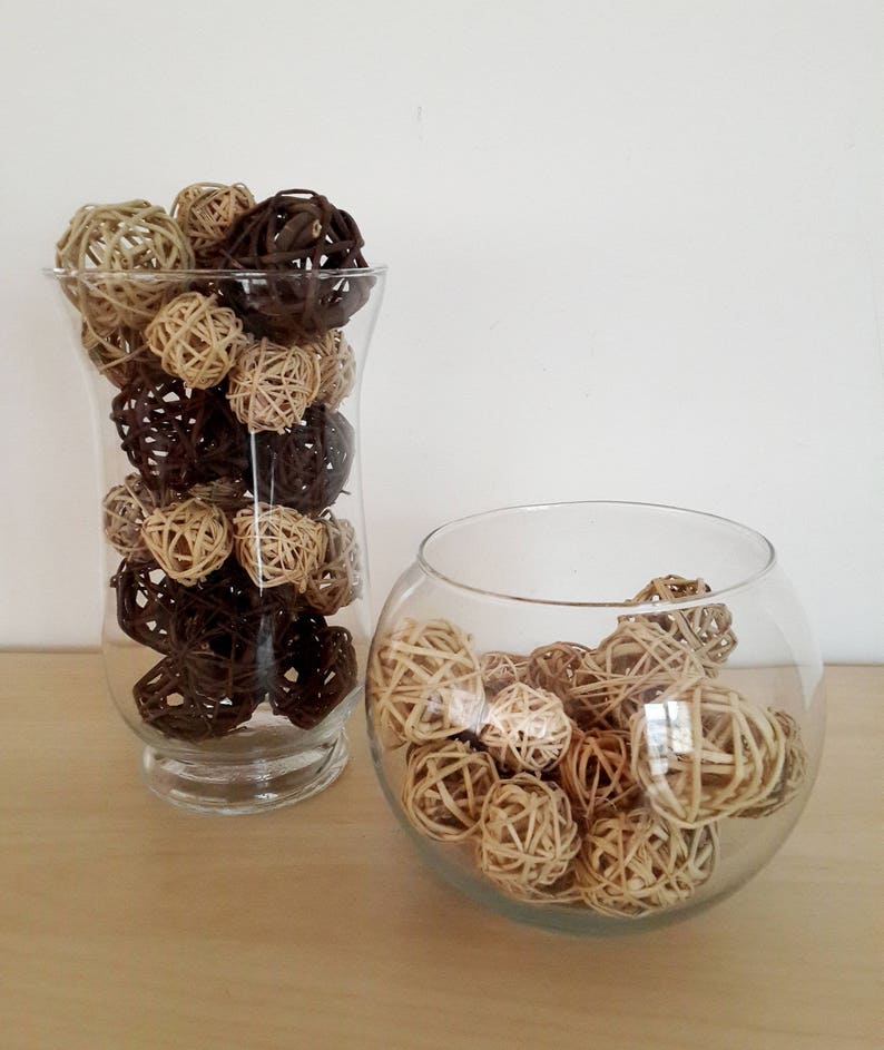 WHOLESALE Decorative Wicker Balls Rattan Balls in Bulk Deco Etsy