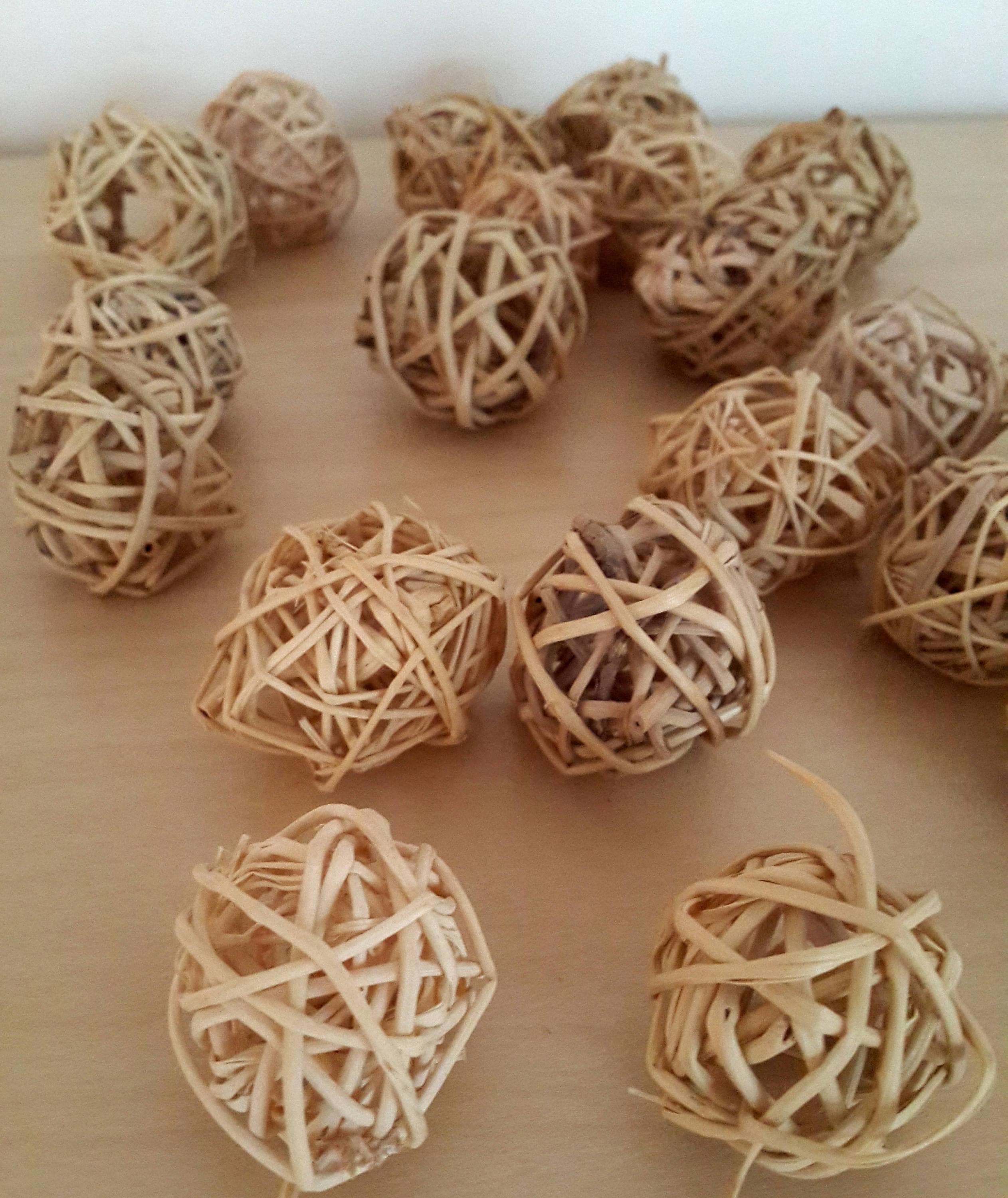 WHOLESALE Decorative Wicker Balls Rattan Balls in Bulk Deco Etsy