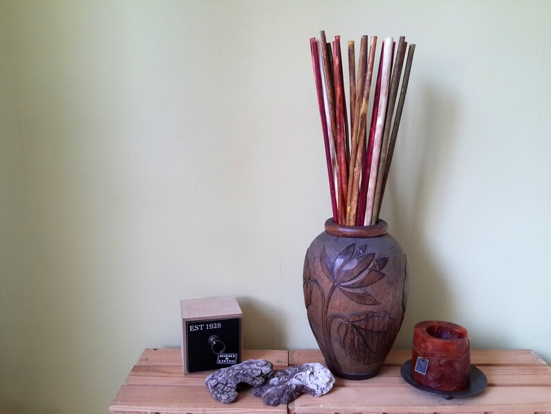 15pcs Wood Sticks for Vases Long Wood Sticks Long Sticks Etsy