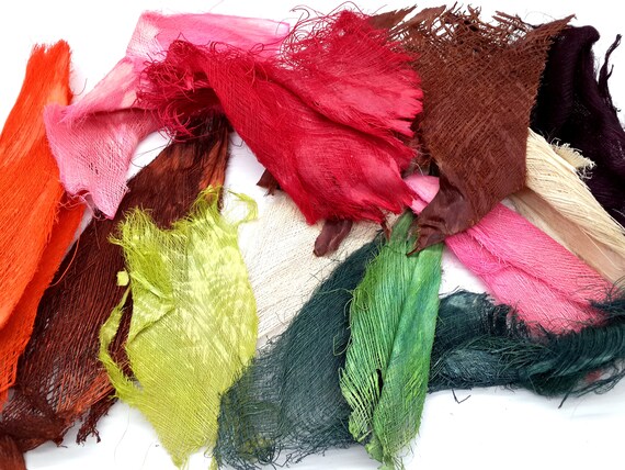 Palm Tree Barks 200 gr MIXED COLORS Hawaii Party Decor Tropical Wedding Decor Palm Bark Fiber MIX Tropical Decor Natural Craft Supply