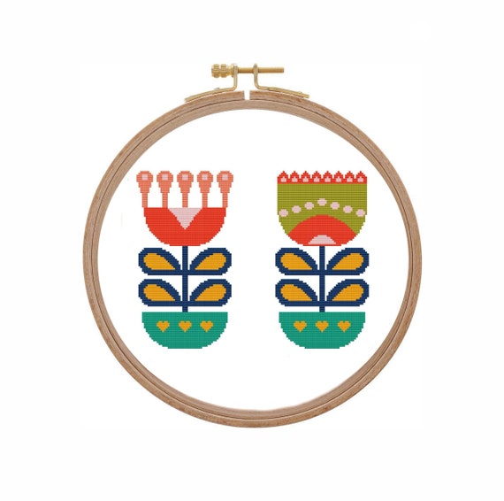 CONTEMPORARY DANISH CROSS-STITCH DESIGN Scandinavian Cross