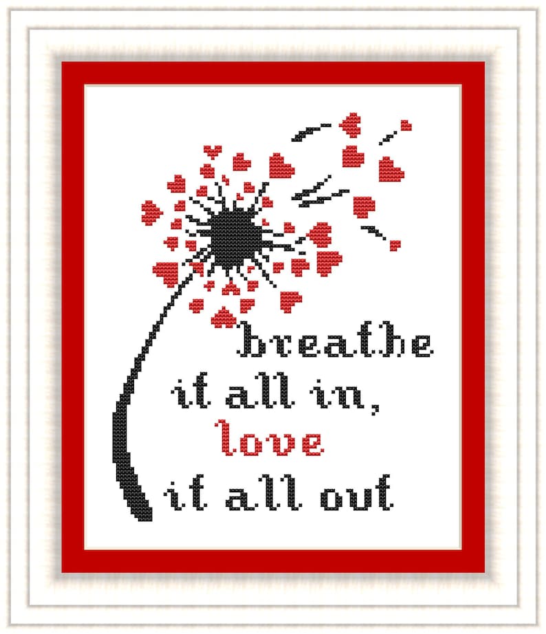 Motivational Saying Cross Stitch Pattern Positive Quote | Etsy