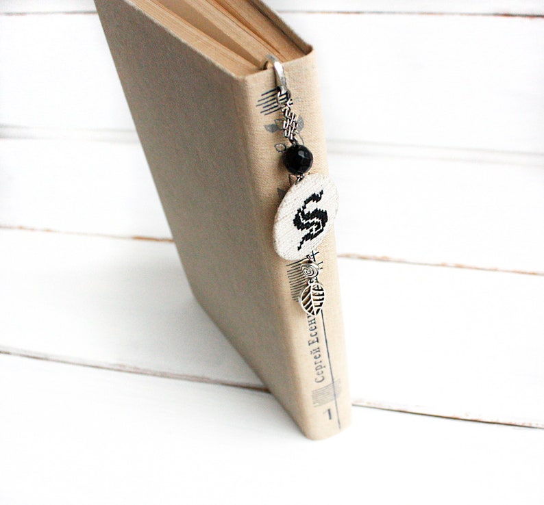 Personalized bookmark for men Custom male teacher gift Black Etsy