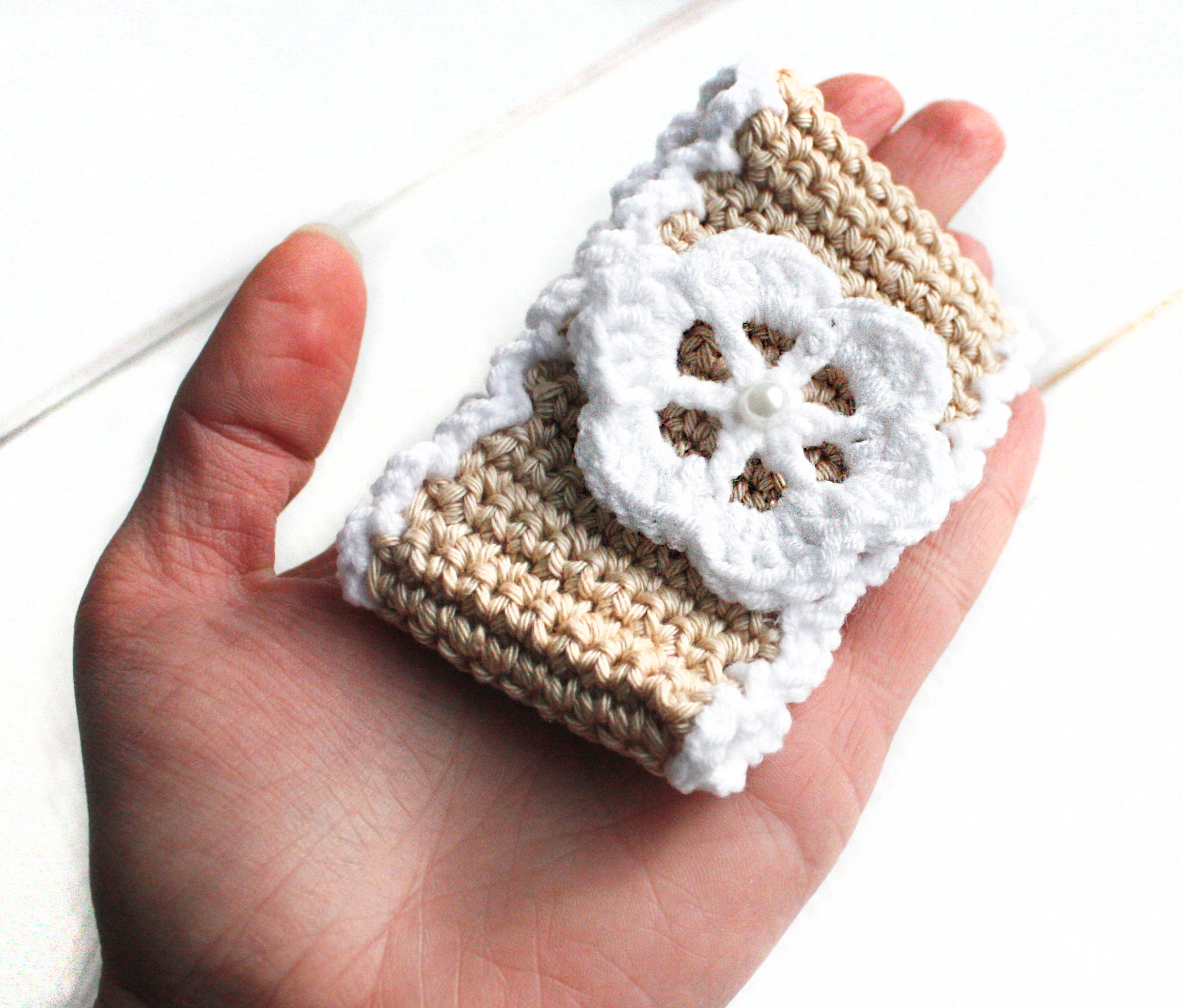 Country Napkin Rings With Flowers Pearl Napkin Rings Farmhouse Etsy