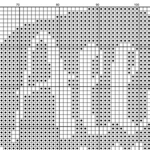 All you need is love cross stitch pattern Simple modern count cross stitch chart Dog silhouette Xstitch Easy one color pattern PDF download image 7