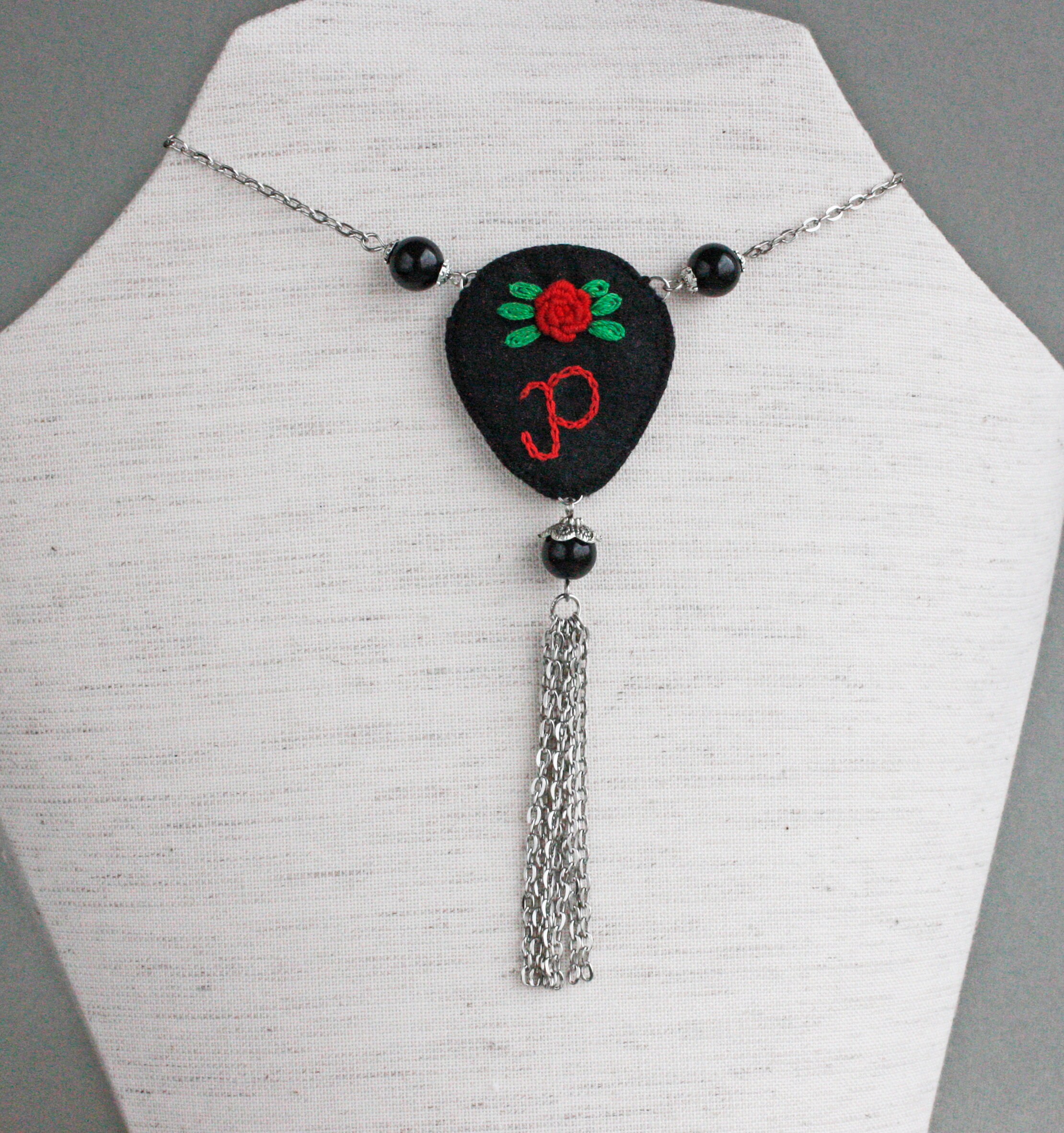 Guitar pick holder necklace personalized Guitar pick case Etsy