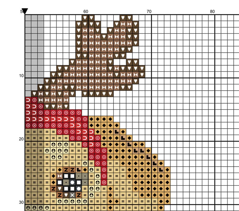 Christmas Cross Stitch Pattern PDF Dog Cross Stitch Pattern Etsy