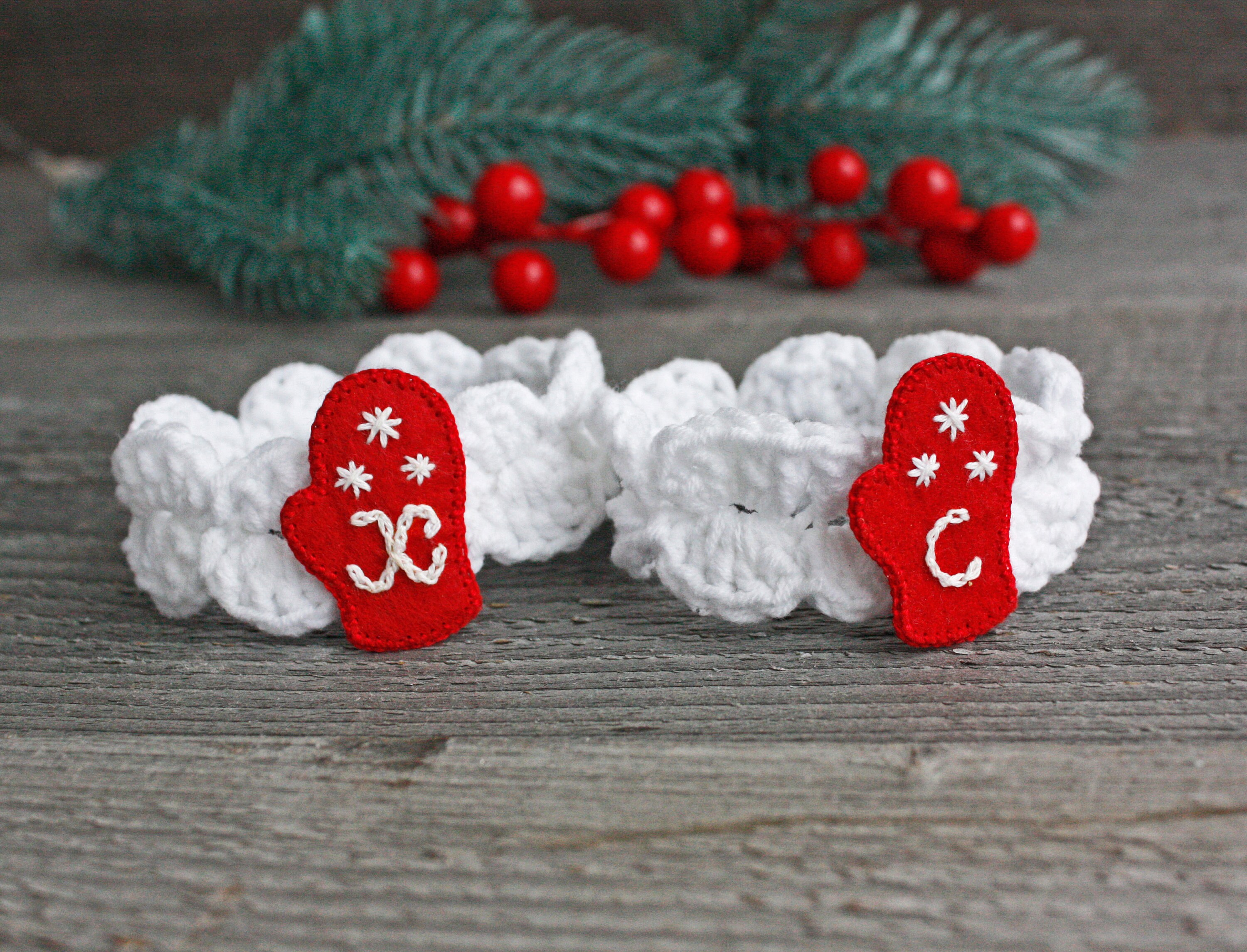 Napkin rings personalized Christmas napkin ring monogram Etsy