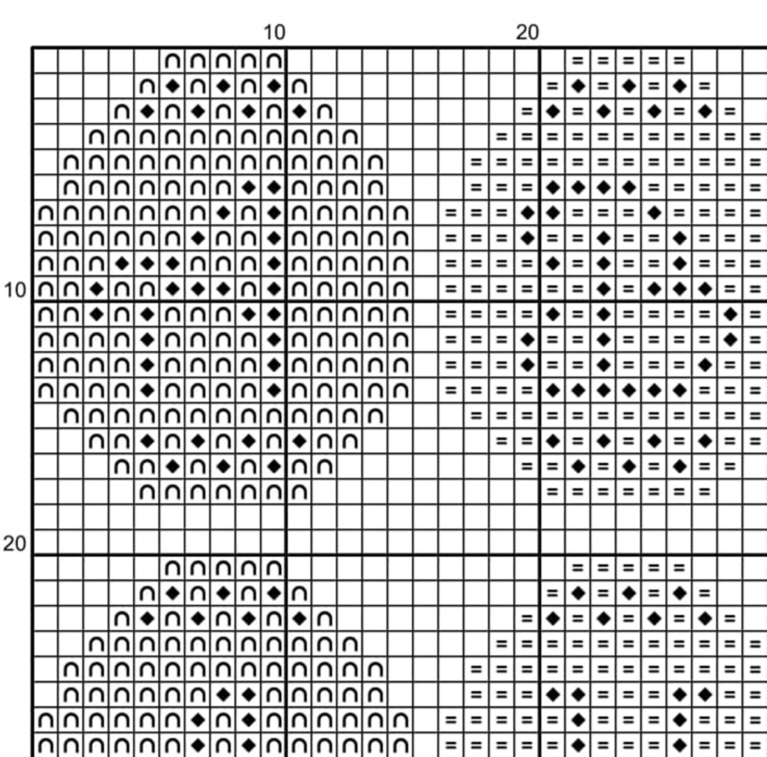 Mini Easter Egg Cross Stitch Pattern Font Uppercase Lowercase Letters ...