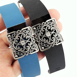 BUY 2 get 1 FREE \u201cJamaica Bling Charm JewelryAccessory Bracelet Cover Activity Tracker Fitbit Flex-2 Alta Charge HR 2
