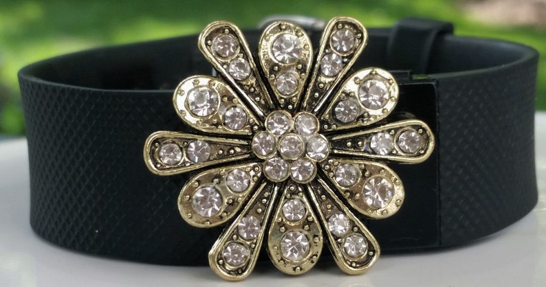 2 BUY 2 get 1 FREE \u201cSunKiss Diamonds Bling Charm Jewelry Bracelet Cover Activity Tracker Fitbit Flex-2 Alta Charge HR