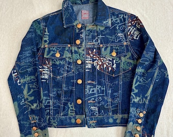 Jean Paul Gaultier Jean’s Vintage Graffiti Denim Jacket