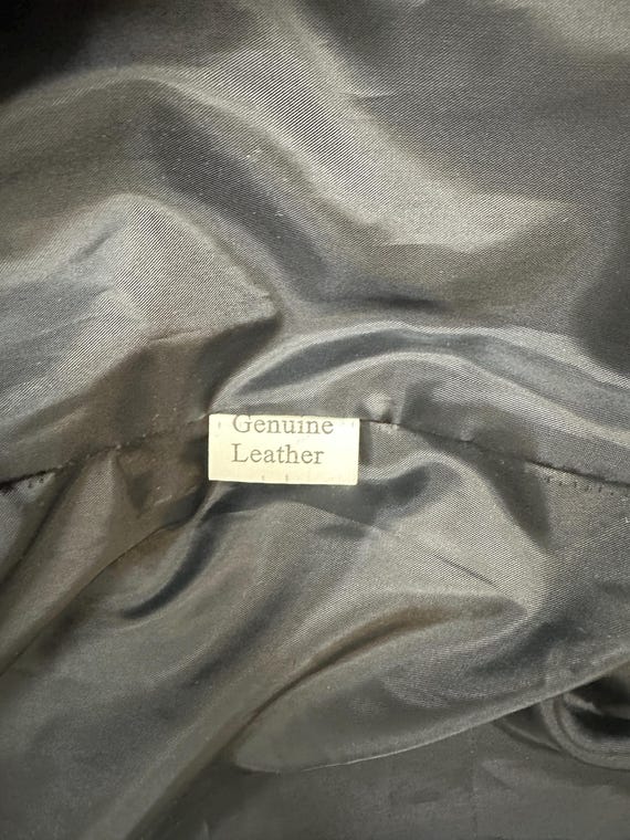 1990s vintage Patchwork leather jacket - image 7