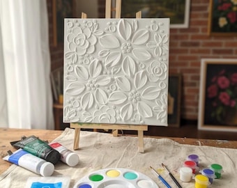 Paint Your Own 3D Textured Canvas Painting Kit: Acrylic Art Set