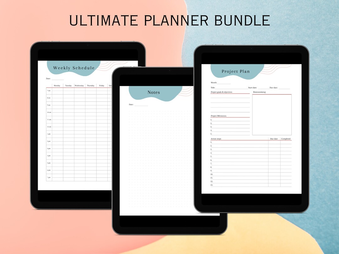 Ultimate Life Planner Bundle | Productivity Planner | Digital Planner ...