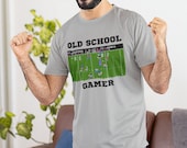 1980&#39;s Old School Gamer Tecmo Bowl T-Shirt Men&#39;s Women&#39;s Unisex Softstyle T-Shirt classic vintage game Atari Nintendo retro bo jackson