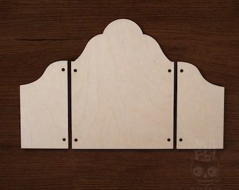 Proscenium Arch Triptych, Folding Craft Panels for Collage, Decoupage, and Mixed Media