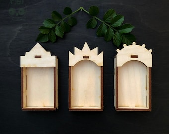 Medium Matchbox Set of 3 Day Of The Dead Mini Nicho