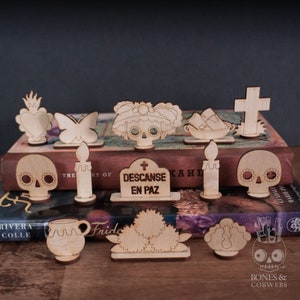 Conjunto de ofrenda del Día de Muertos Altar Dia De Los Muertos