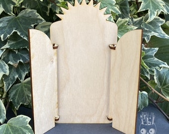 SPLENDOR 6&quot; Retablo with doors triptych