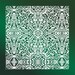 Shabby Chic, Wall, Furniture Stencil: Wallpaper Trellis Pattern #066