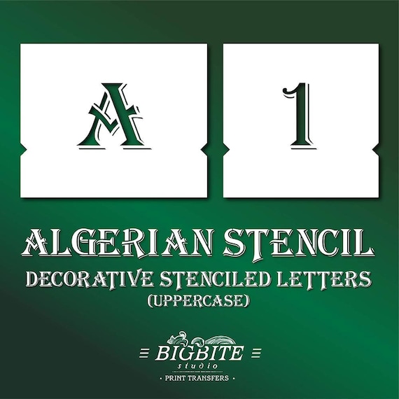 Extra small Letter /& Number Stencil Sign Crafts Template Paint Furniture Art AL1