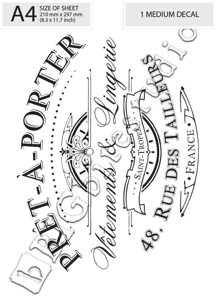 Water Decal Print Transfer to Furniture Wood or Paper - Etsy