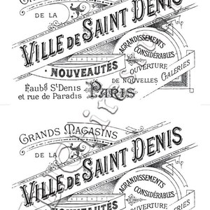 Water Decal Print Transfer to Furniture Wood Vintage French - Etsy