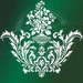 Wall, Furniture Stencil – Damask Wallpaper Pattern 01 #036