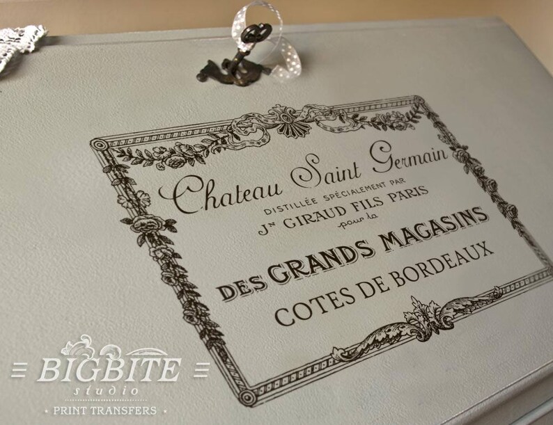 Transfert impression autocollant pour meubles bois de leau | Etsy