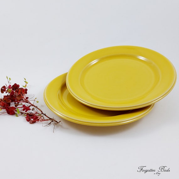 Höganäs Keramik SVERIGE プレート 2 枚セット Ø 18 cm / ヴィンテージ 
