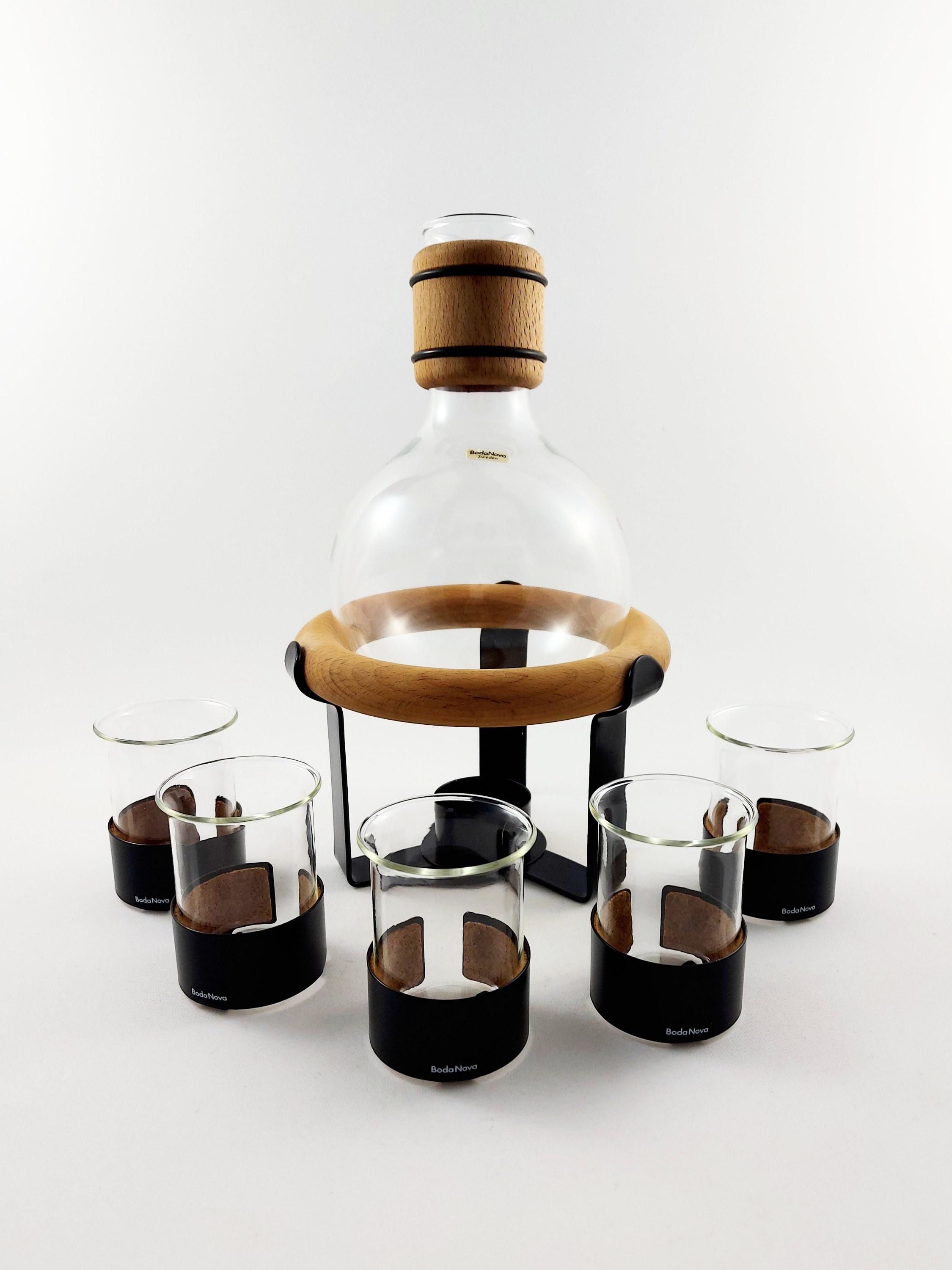 Boda Nova Sweden イルムス　ガラス　キャニスター Boda Nova Sweden MIX Mulled Wine Set by Ulf Hanses / Vintage
