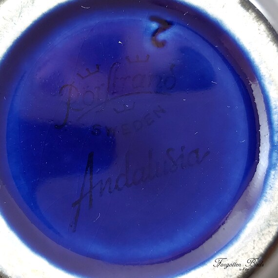 Rörstrand ANDALUSIA Bowl by Carl Harry Stålhane / Vintage Swedish 