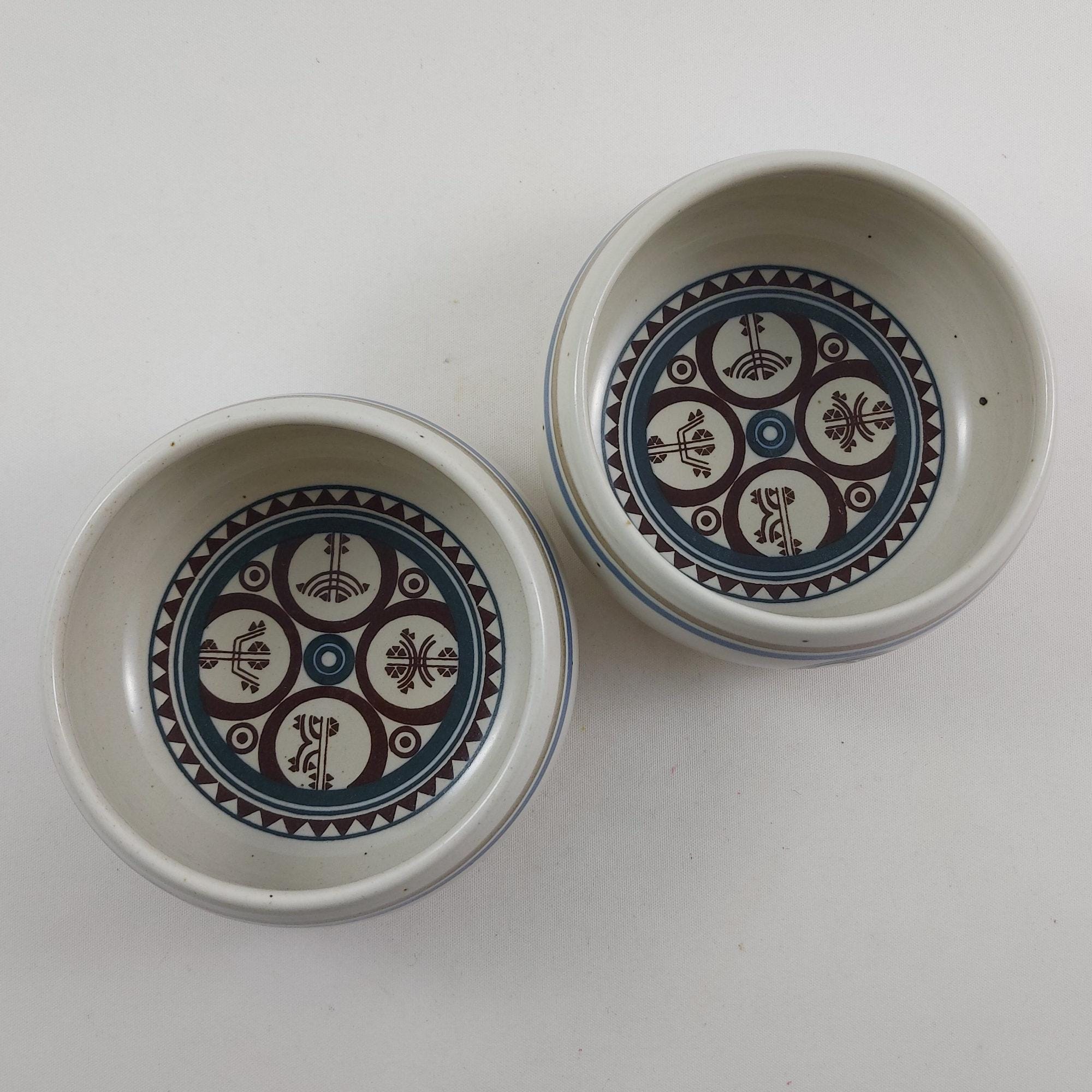 Pentik Design Set of 2 Vintage Pentik INARI Bowls Ø 11 Cm / Scandinavian Design Made ...