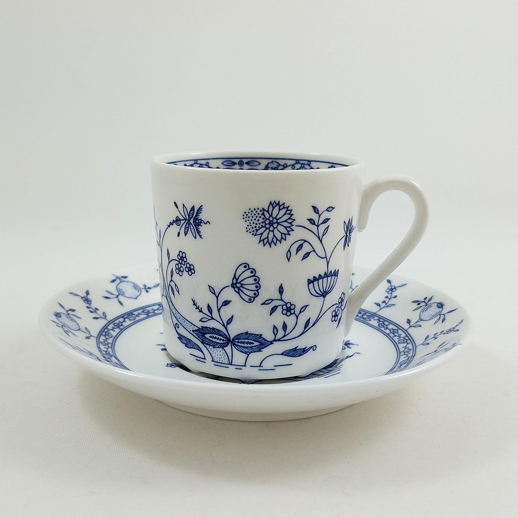 Gustavsberg DRESDEN Coffee Cup & Saucer / Vintage Swedish Mid