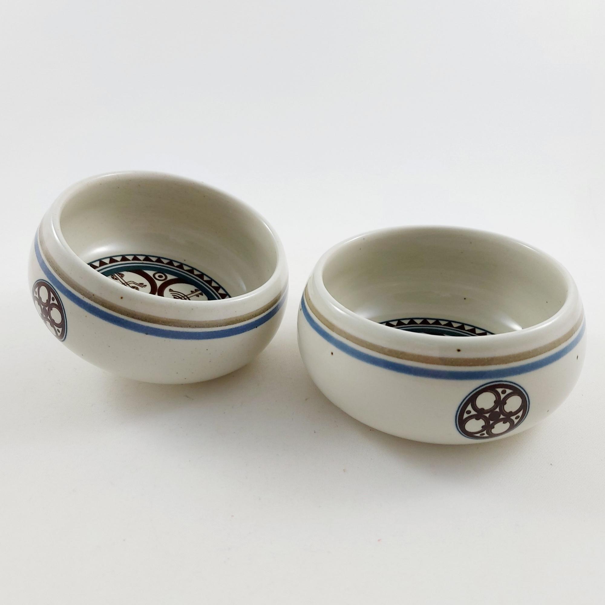 Pentik Design Set of 2 Vintage Pentik INARI Bowls Ø 11 Cm / Scandinavian Design Made ...