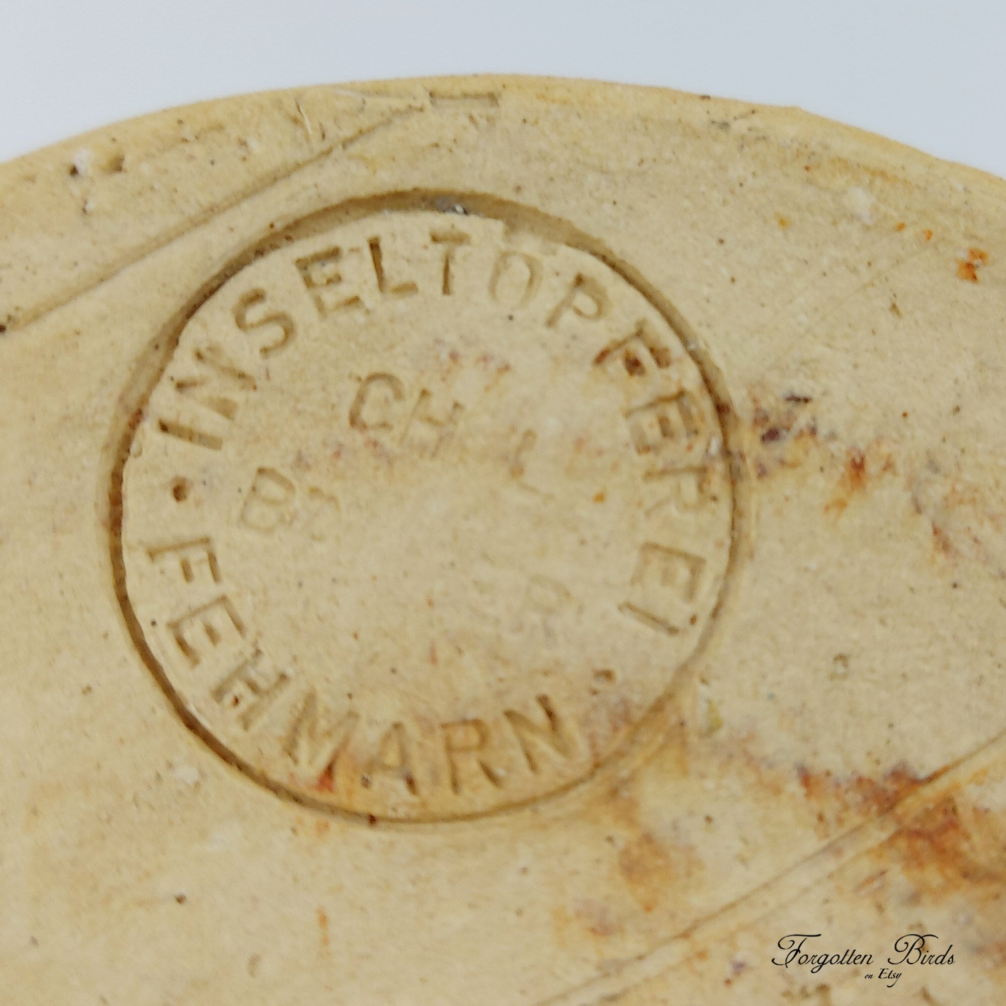 西ドイツ陶器の花瓶 / ヴィンテージの手作りピッチャー花瓶 / レトロな