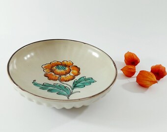 Vintage Swedish Upsala Ekeby Einar Törning Art Deco Black Hand